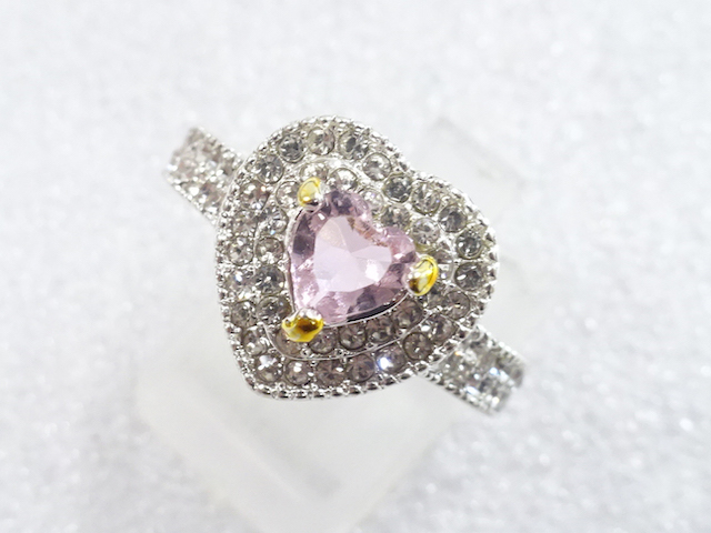 JAPANESE KIMONO / ANTIQUE COLORED STONE RING (SIZE 17)